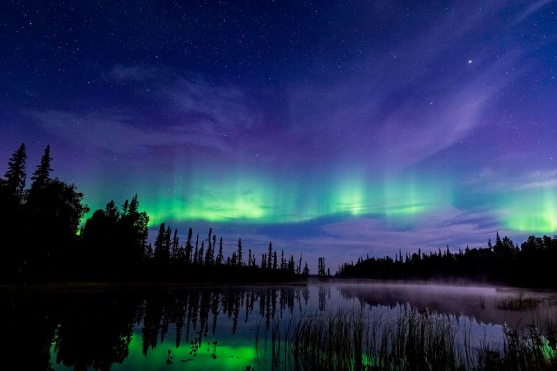 Alaska's Northern Lights Viewing Point