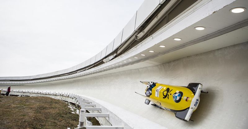 Bobsledding in Lake Placid, USA