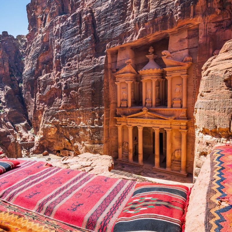 Exploring Petra, Jordan