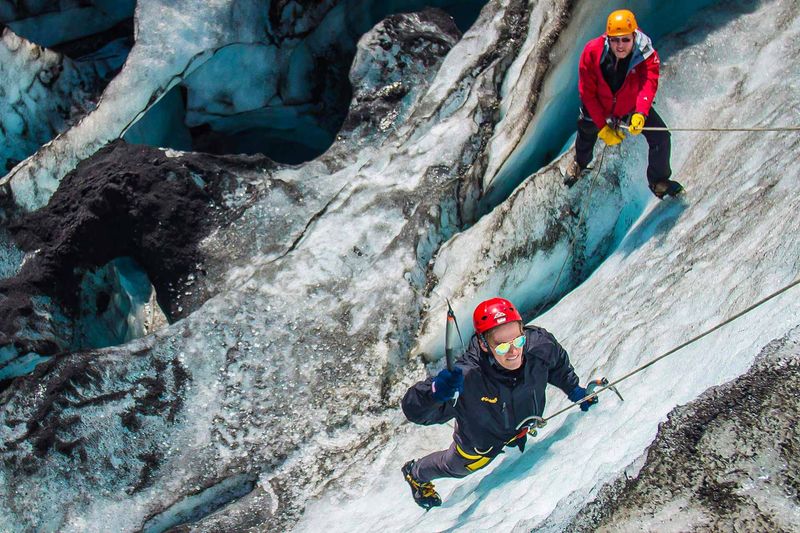 Ice Climbing in Iceland