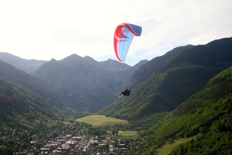 Paragliding Over Ouray