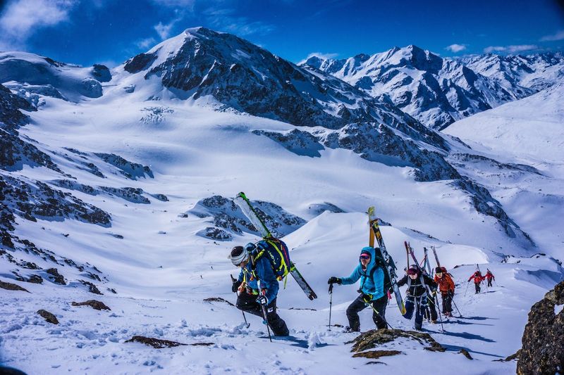 Skiing the Haute Route, Alps