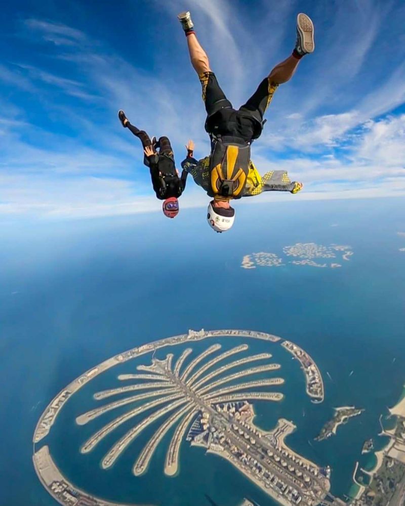 Skydiving Over The Palm