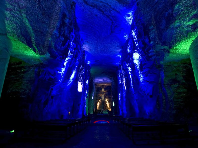 The Celestial Dome of the Salt Cathedral, Colombia