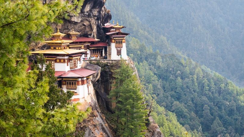 The Floating Monastery of Bhutan