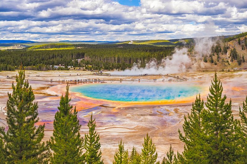 The Grand Prismatic Spring, Wyoming