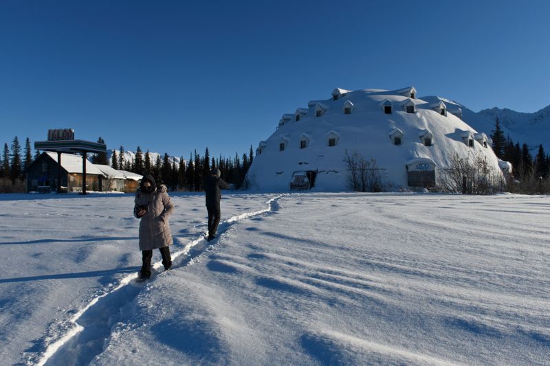 The Underground Igloo, Alaska