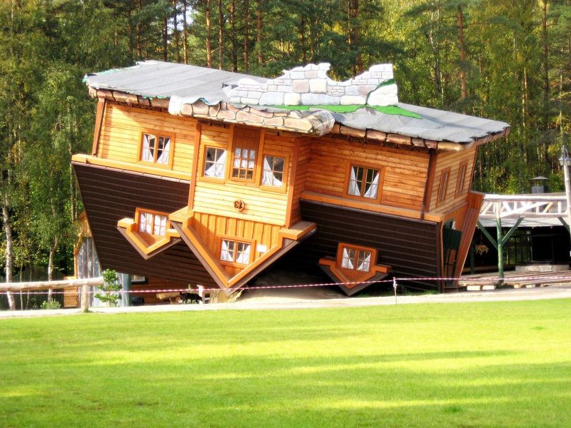 The Upside-Down House of Szymbark