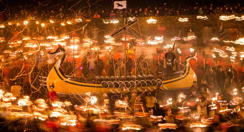 Up Helly Aa in Scotland