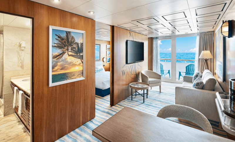 Upper Deck Oceanview Cabins