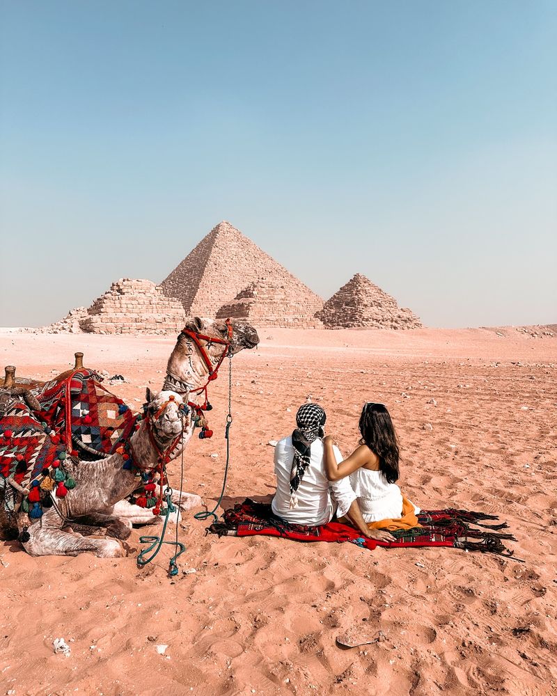 Visiting the Pyramids of Giza