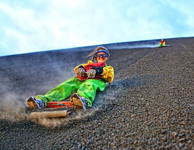 Volcano Boarding in Nicaragua