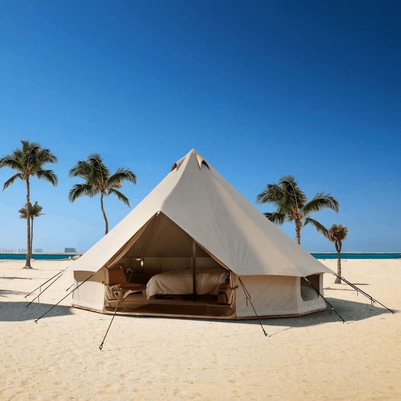 Bell Tent on the Beach