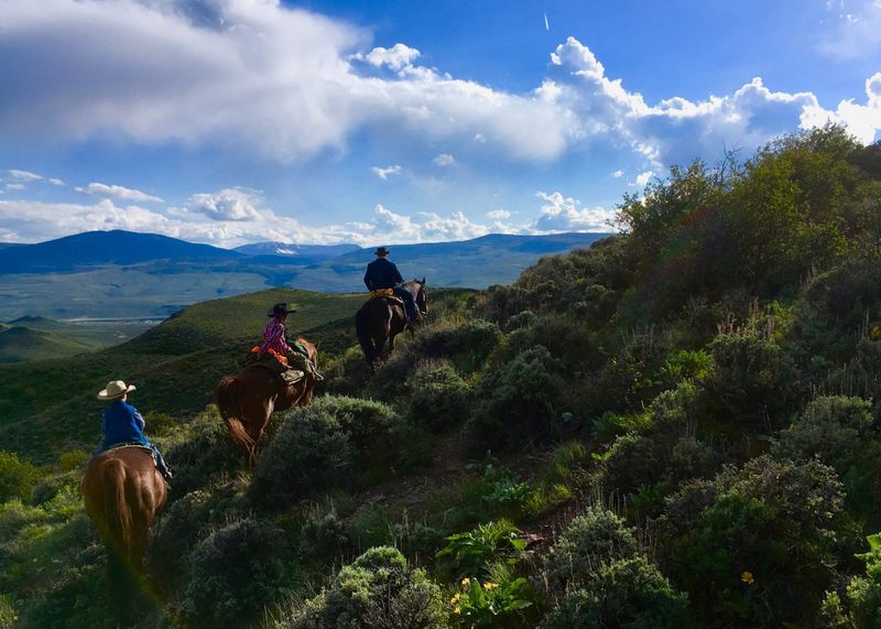 Horseback Riding in the Mountains