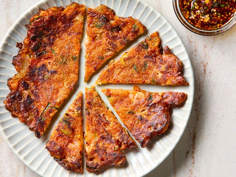 Kimchi Jeon (Kimchi pancake)