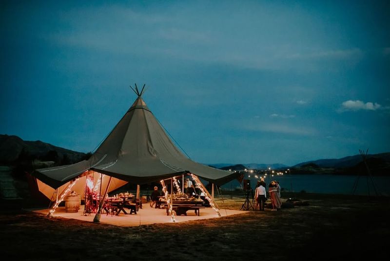 Tipi at Lakeside Camp