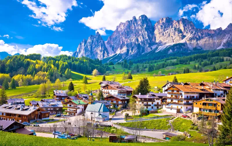 The Dolomites' Serene Peaks