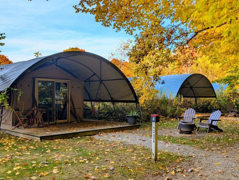 Glamping at Long Point Eco-Adventures, Ontario