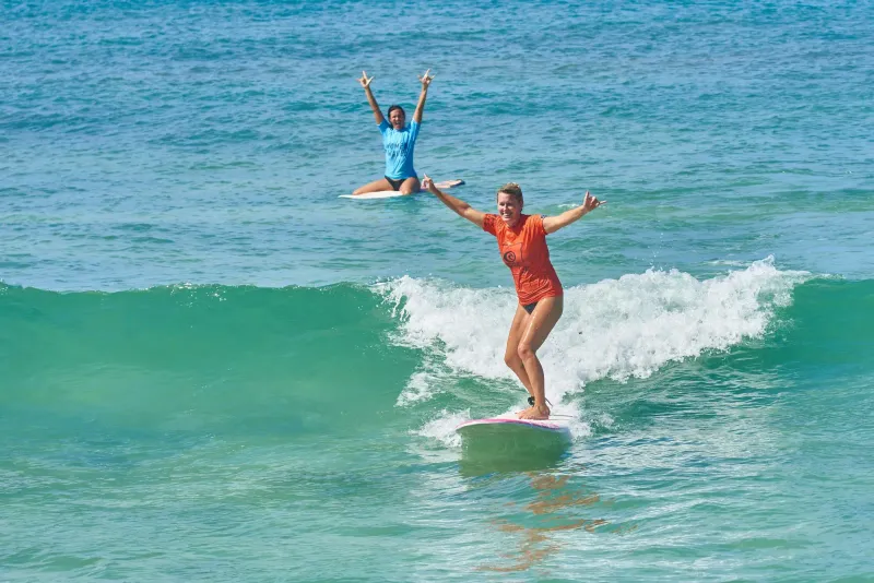 Surfing in Barbados