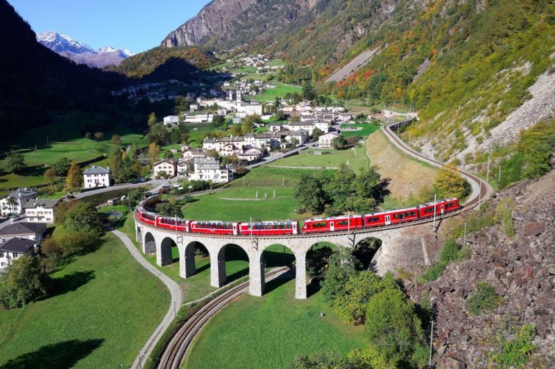 Bernina Express, Switzerland to Italy