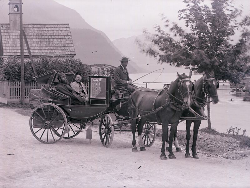 1900s – Horse-Drawn Sleigh Tours In Switzerland