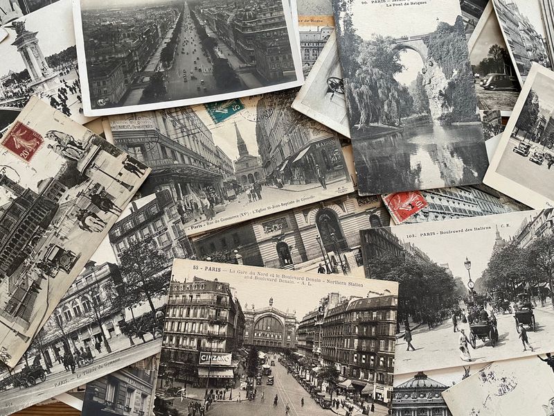 1900s – Vintage Tourist Postcards From Paris