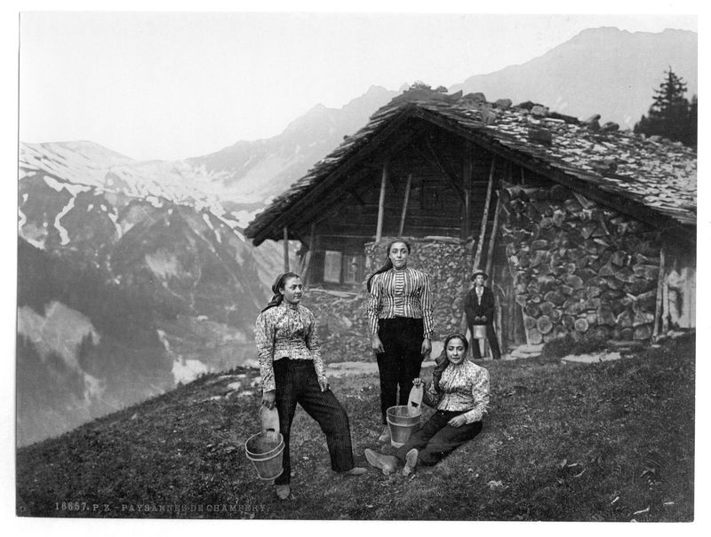 1910s – Edwardian Tourists Visiting The Alps