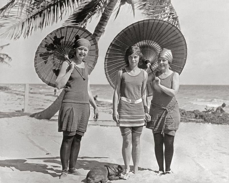 1920s – Flappers On A Summer Beach Holiday