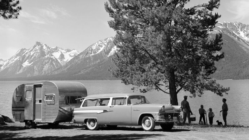 1950s – Families Vacationing At National Parks