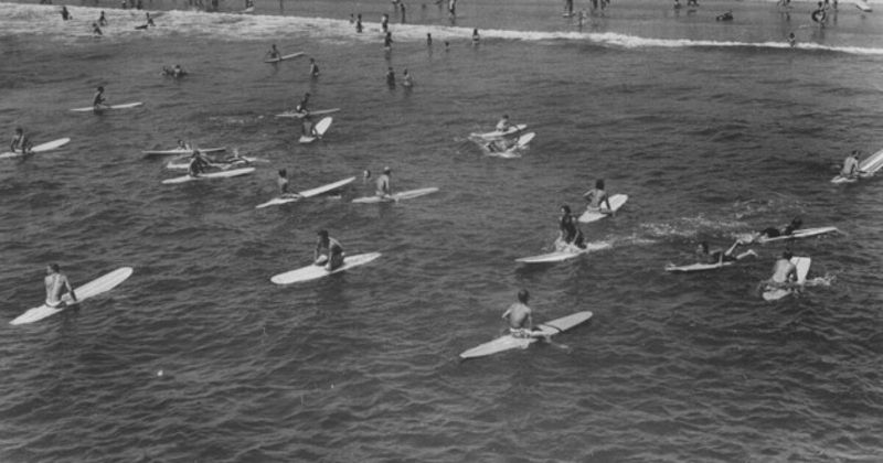 1950s – Surf Culture Beginnings In Waikiki Beach