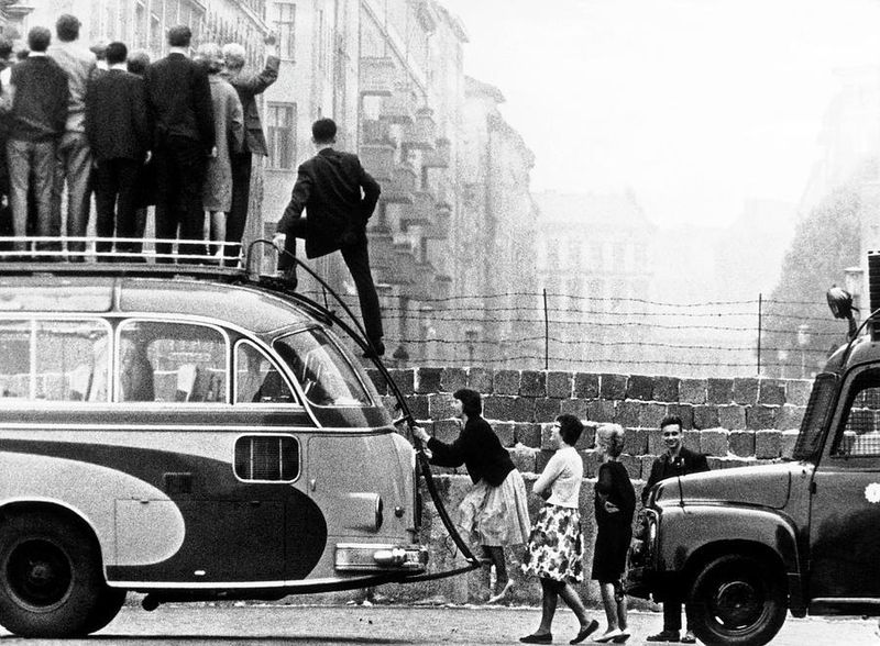 1960s – Tourists Visiting The Berlin Wall