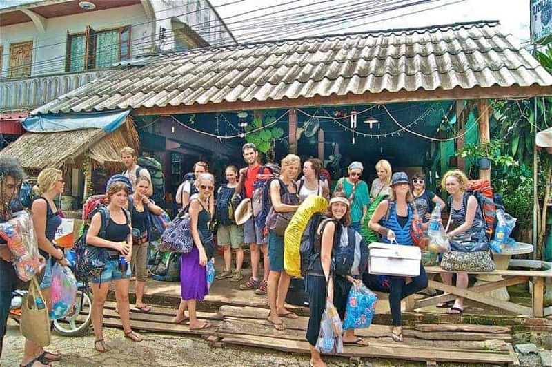 1990s – Backpackers Traveling Through Southeast Asia