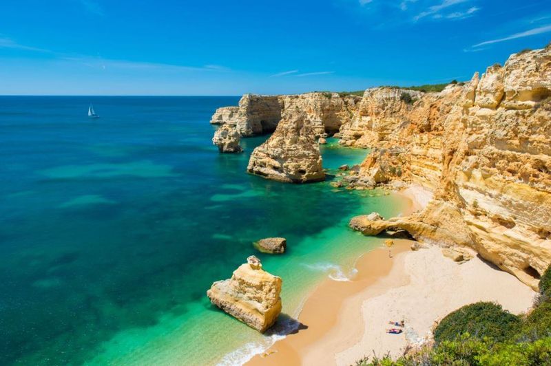 Praia da Marinha Cliffs, Portugal