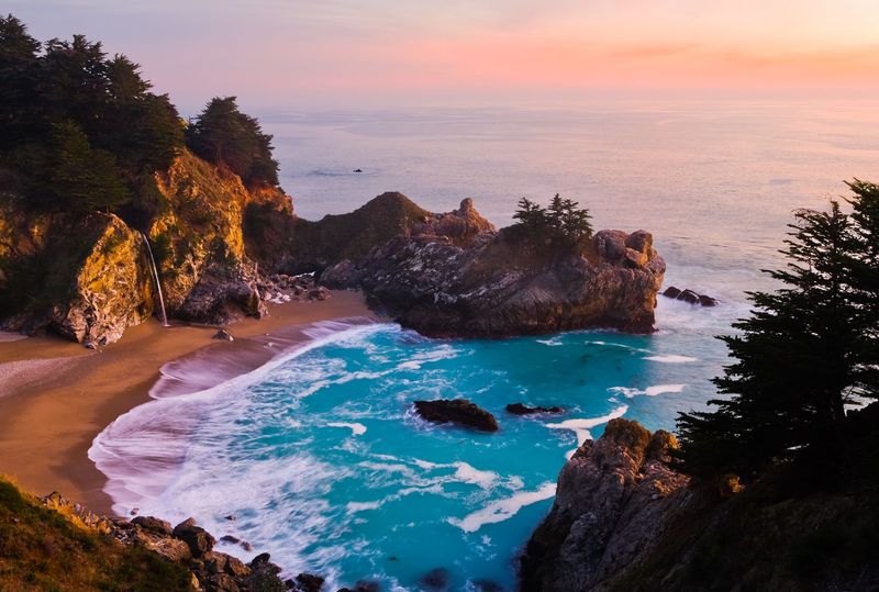 Big Sur Coastal Cliff Walk, California