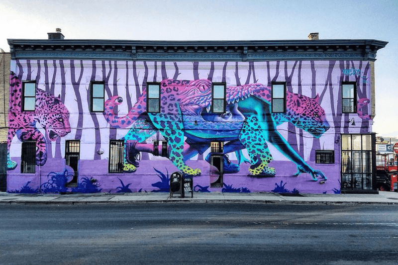 Colorful Streets of New York City