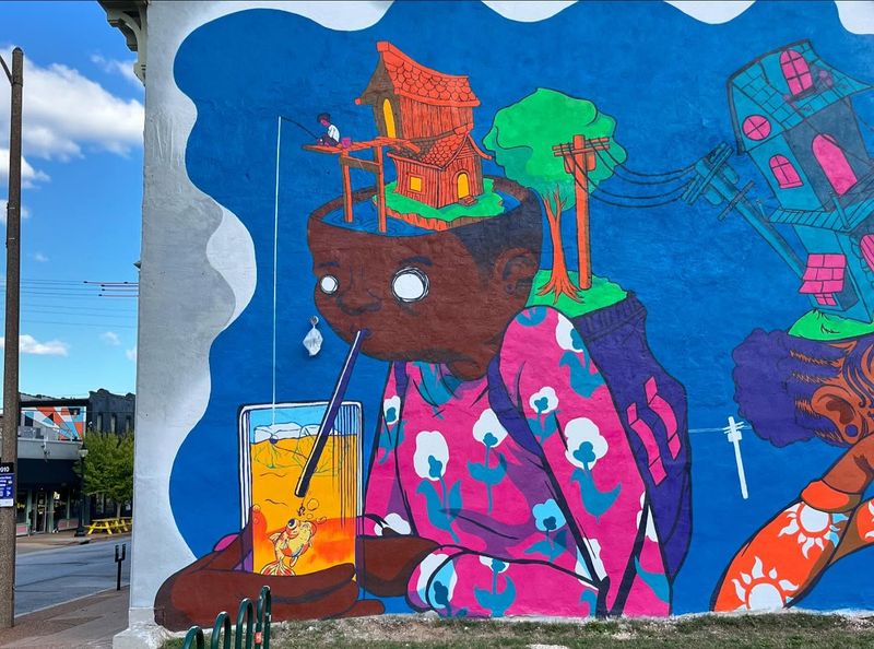 Vibrant Street Murals During Cinco De Mayo Festivals
