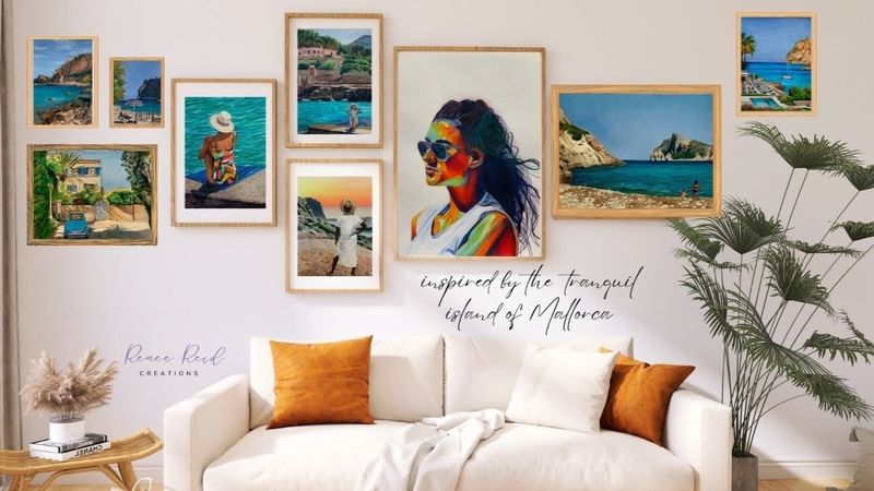 Travel Themed Photo Wall