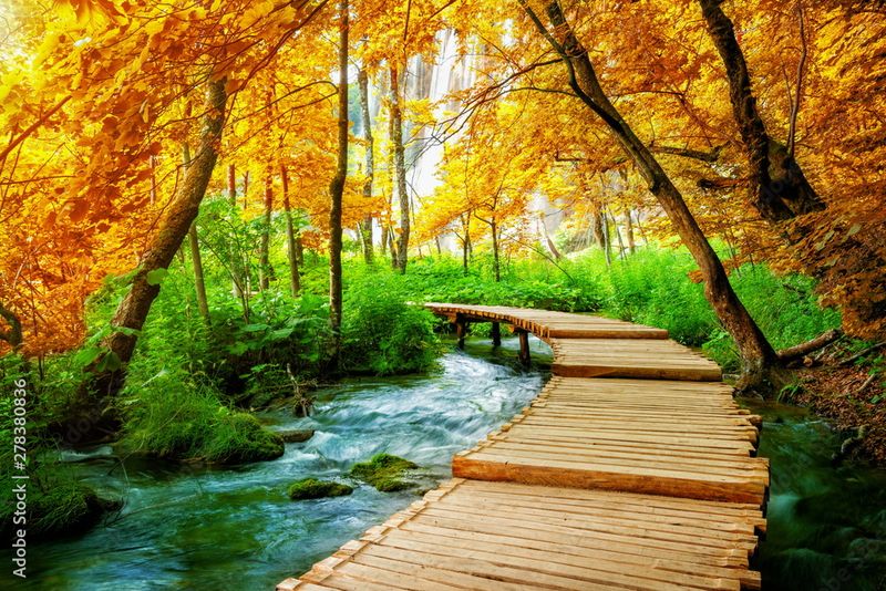 Plitvice Lakes Wooden Paths, Croatia