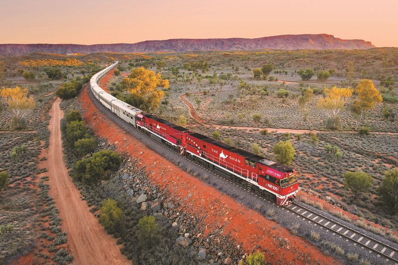 The Ghan, Australia (more hype than view)