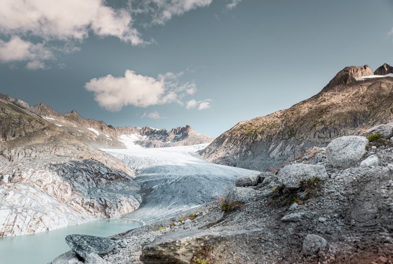 Rhone Glacier on Gotthard