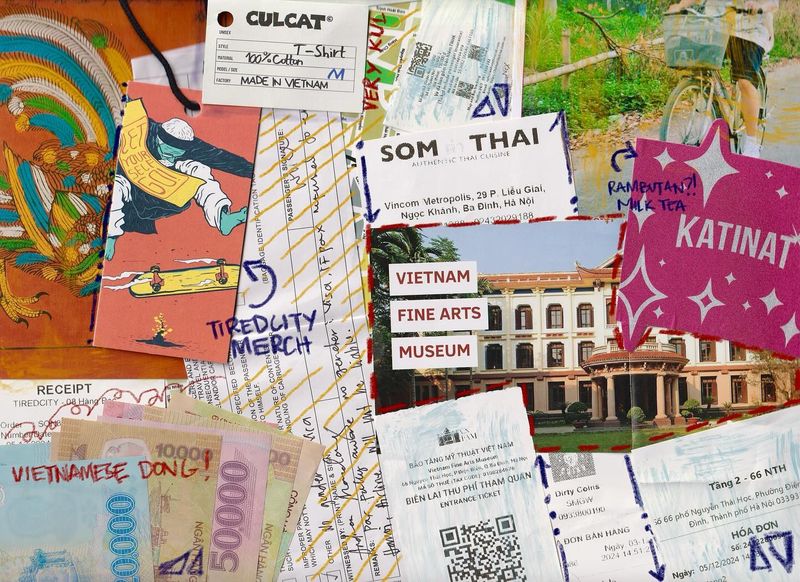 Vintage Map Collage