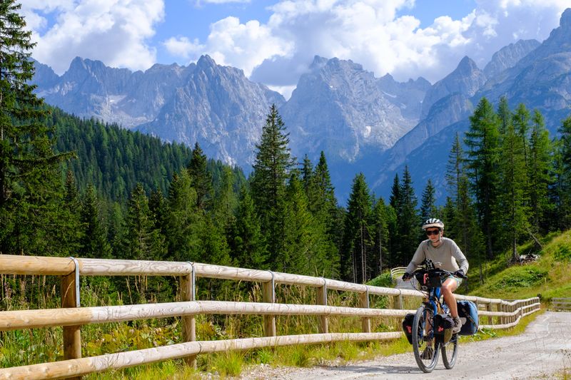 Cycle nearby forest trails