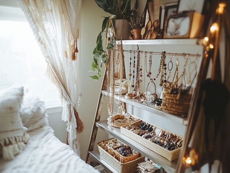Rustic Ladder Display