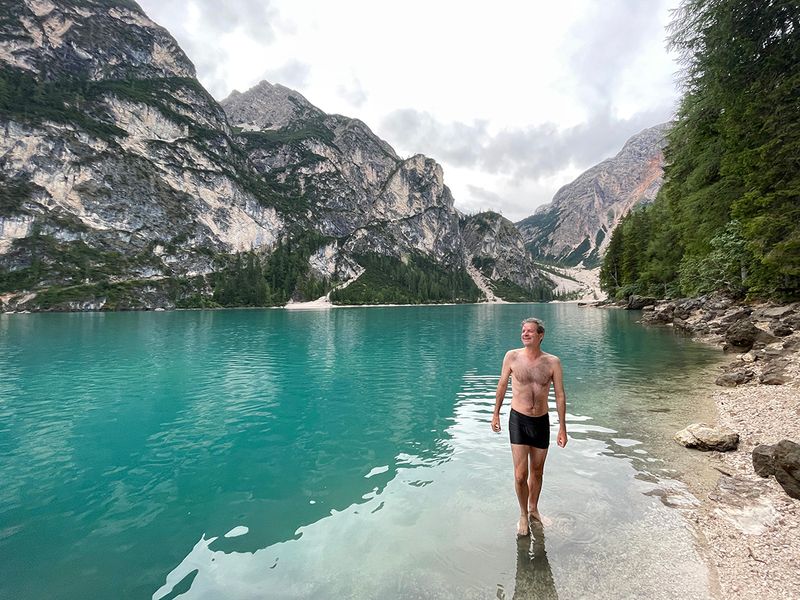 Take a dip (if you're brave!)