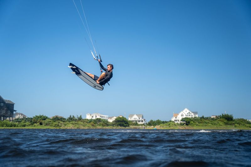Wind and Kite Play on Open Sands