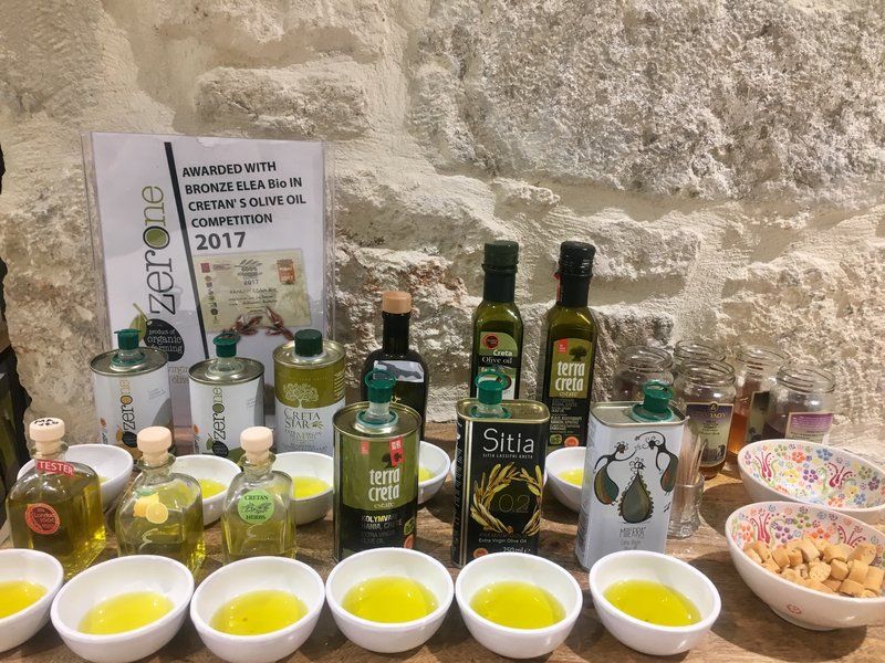 Greek Olive Oil Tasting in Crete