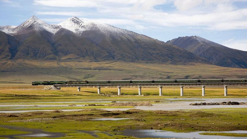 The Qinghai-Tibet Railway, China