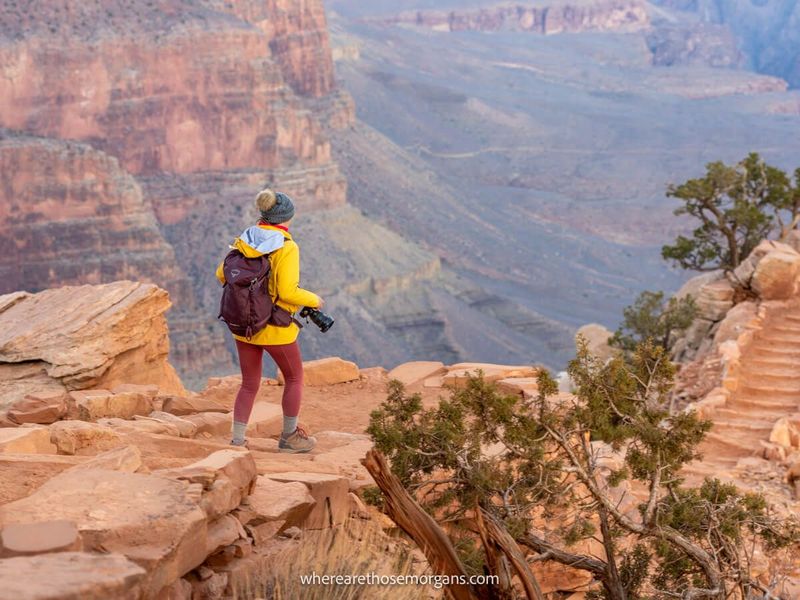 Hiking the South Rim Trail