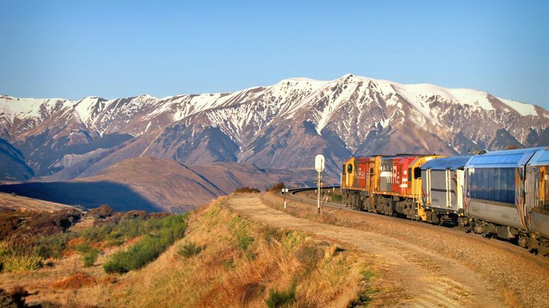 The TranzAlpine, New Zealand
