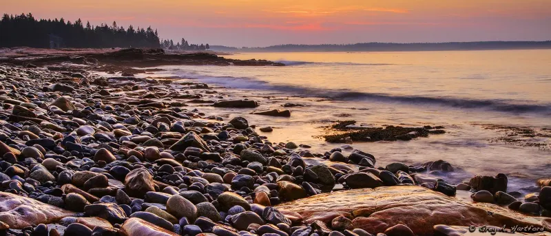 Seawall Picnic Area at Sunset